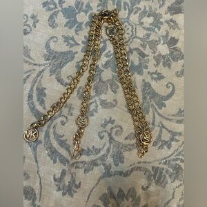 Michael Kors Gold Chain Belt